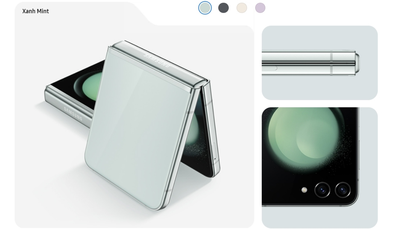 Điện thoại Samsung Galaxy Z Flip 5 5G - Màu sắc thời thượng
