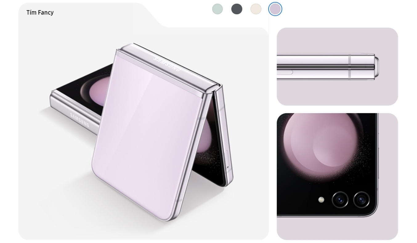 Điện thoại Samsung Galaxy Z Flip 5 5G - Màu sắc thời thượng