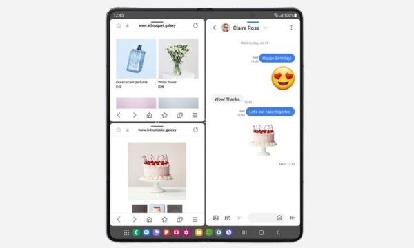 Điện thoại Samsung Galaxy Z Fold 5 5G - Đa cửa sổ