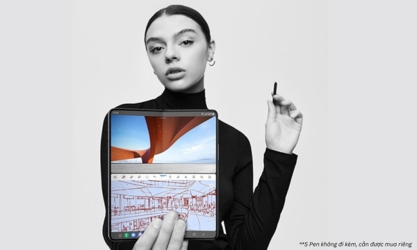Điện thoại Samsung Galaxy Z Fold 5 5G - S Pen nhanh nhạy