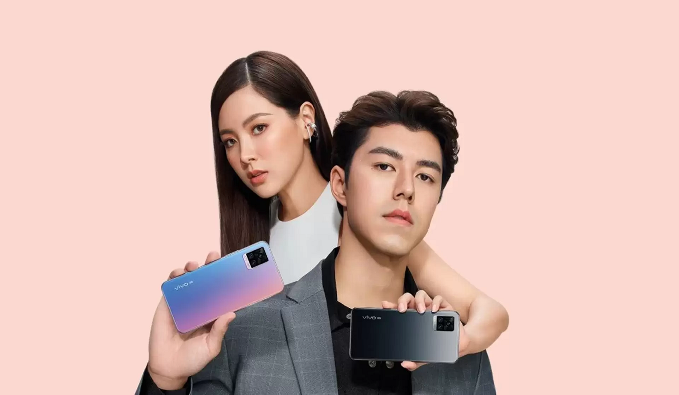 Điện thoại Vivo V20 (8GB/128GB) Xanh hồng - Thiết kế hiện đại, ấn tượng