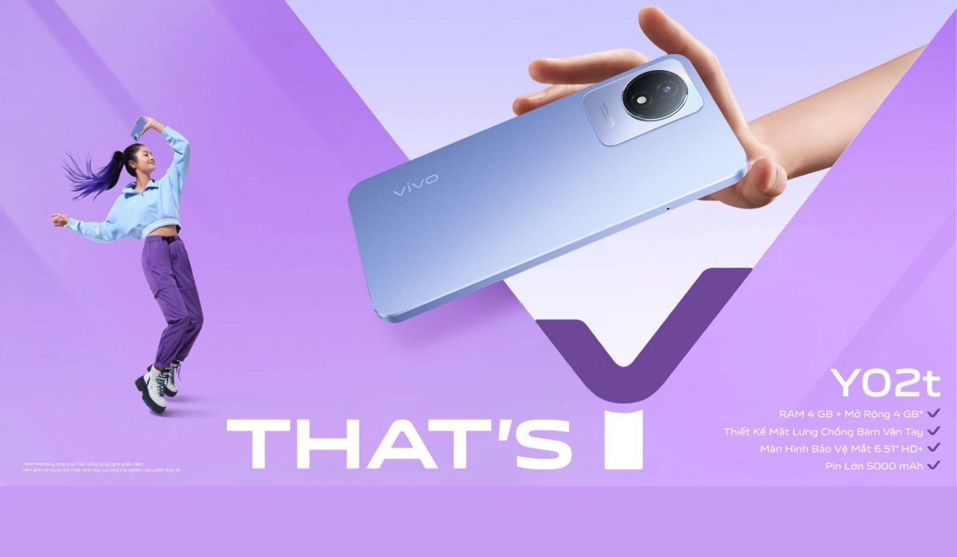 Điện thoại Vivo Y02T miễn nhiễm với trầy xước