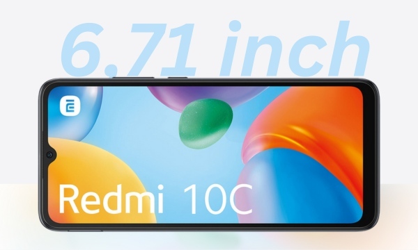 Xiaomi Redmi 10C màn hình lớn sống động