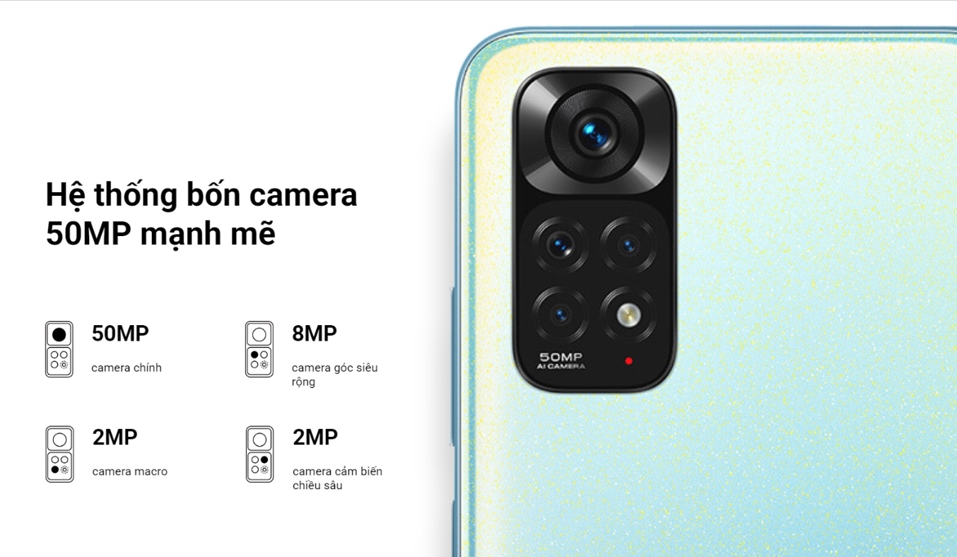 Điện thoại Xiaomi Redmi Note 11 chụp hình sắc nét