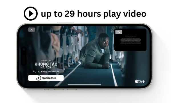 Điện thoại iPhone 15 Series - Pin dùng cả ngày