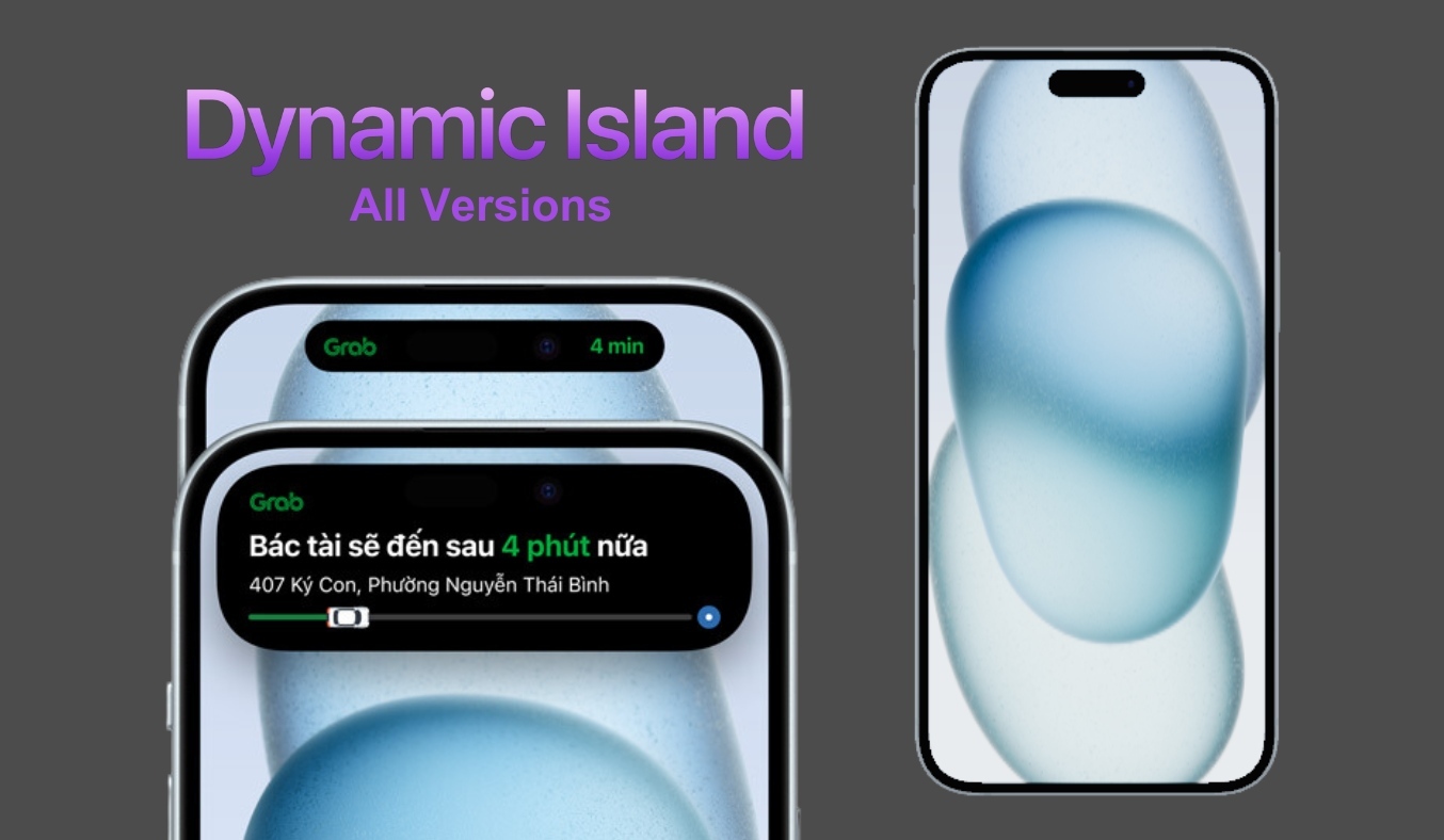 Điện thoại iPhone 15 Series - màn hình viên thuốc Dynamic Island