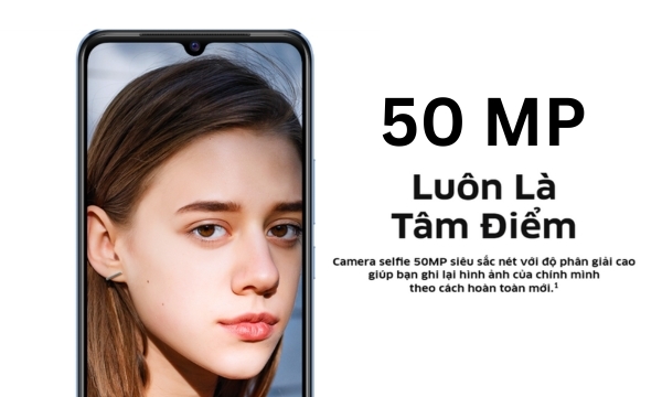 Điện thoại Vivo V23e - Camera trước 50MP