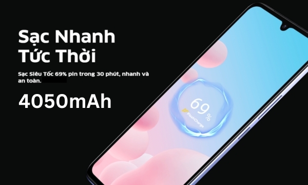 Điện thoại Vivo V23e - Pin dung lượng lớn