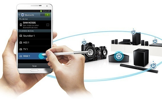 Dàn máy nghe nhạc Samsung MX-HS7000/XV kích hoạt bằng smartphone tiện lợi