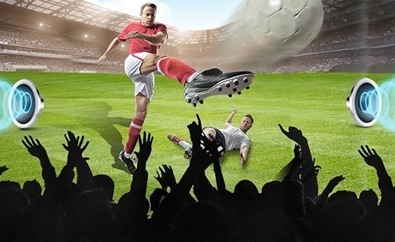 Dàn máy nghe nhạc Samsung MX-HS7000/XV sôi động với chế độ bóng đá