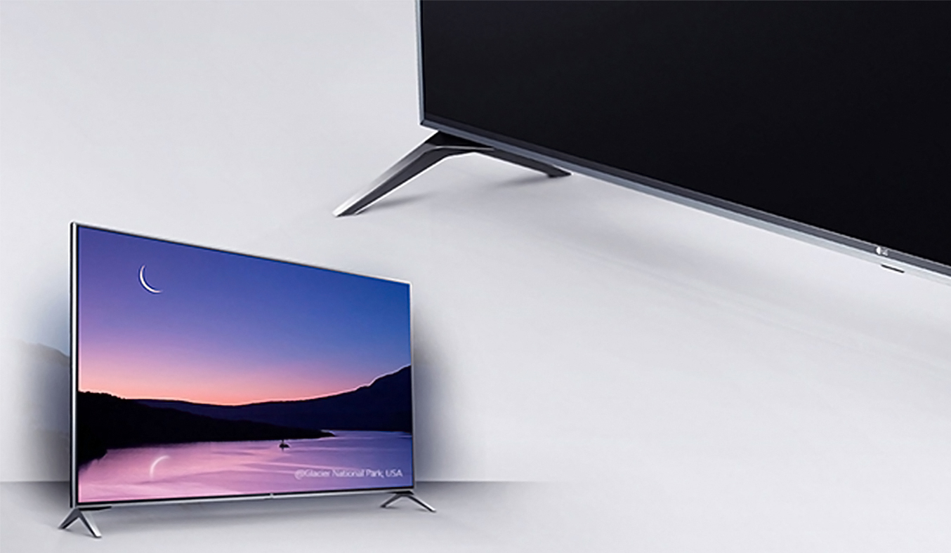 Tivi 4K 449inch LG 49UJ750T thiết kế sang trọng