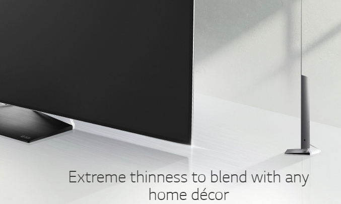 Smart Tivi OLED LG 55" 55G9A7T thiết kế tinh tế