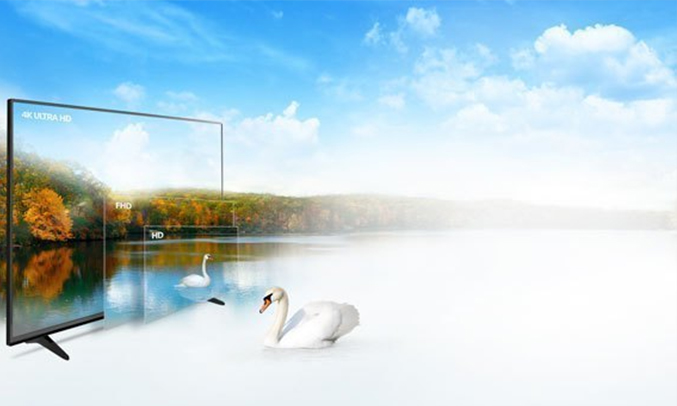 Tivi có thể chia sẻ và kết nối mạng một cách dễ dàng, chỉ cần vài thao tác lướt nhẹ trên smart phone