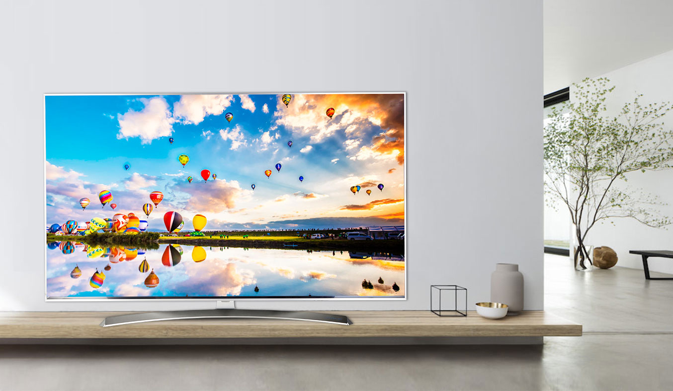 LG Super UHD 65SJ800T thanh mảnh hiện đại