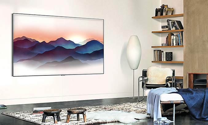 Tivi QLED 49 inch Samsung QA49Q6FNAKXXV tuyệt tác màn hình chờ
