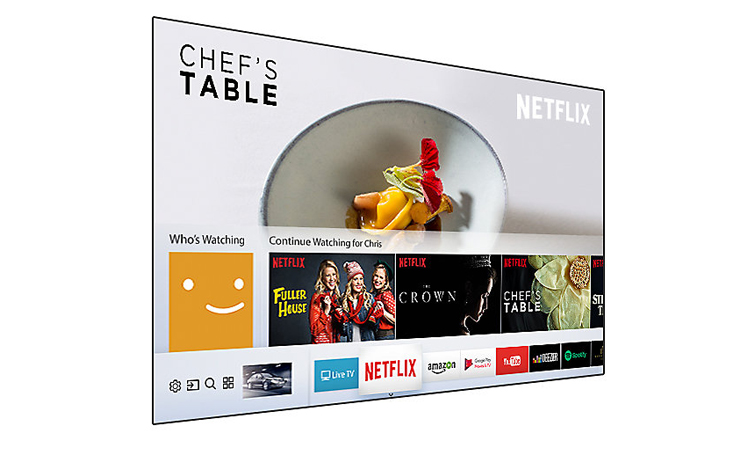 Smart tivi 4K 75 inch Samsung UA75MU6103 kết nối thông minh