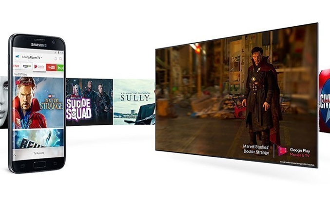 Điều khiển và chia sẻ hình ảnh dễ dàng trên tivi LED Samsung UA55MU6500KXXV 55 inches