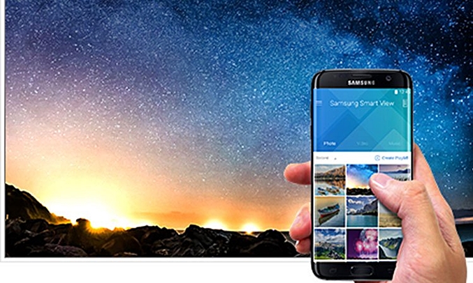 Tivi LED Samsung UA40MU6400KXXV kết nối dễ dàng với điện thoại