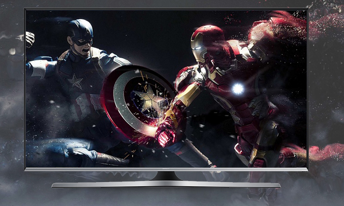 Tivi LED Samsung UA65JS8000 share ảnh tiện lợi