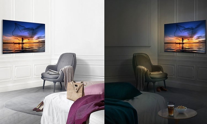 Tivi QLed Samsung UHD QA75Q7FAMKXXV có độ tương phản ấn tượng