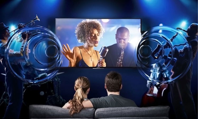 Smart tivi 43inch Sony KD-43X7500E âm thanh sống động thật ấn tượng