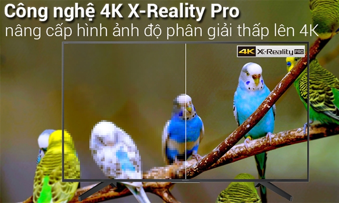 Smart tivi Sony 65 inch KD-65X7000F độ tương phản tăng cường