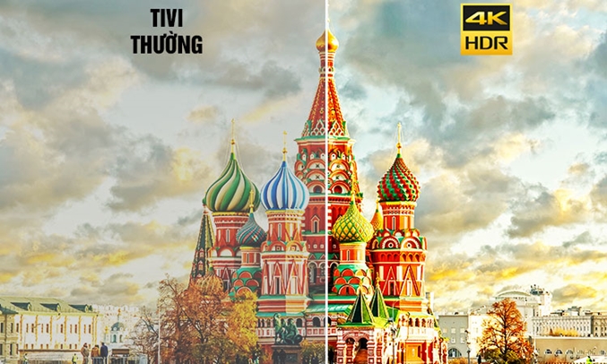 Tivi 4K Sony 49 inch KD49X7000E VN3 màu sắc ấn tượng