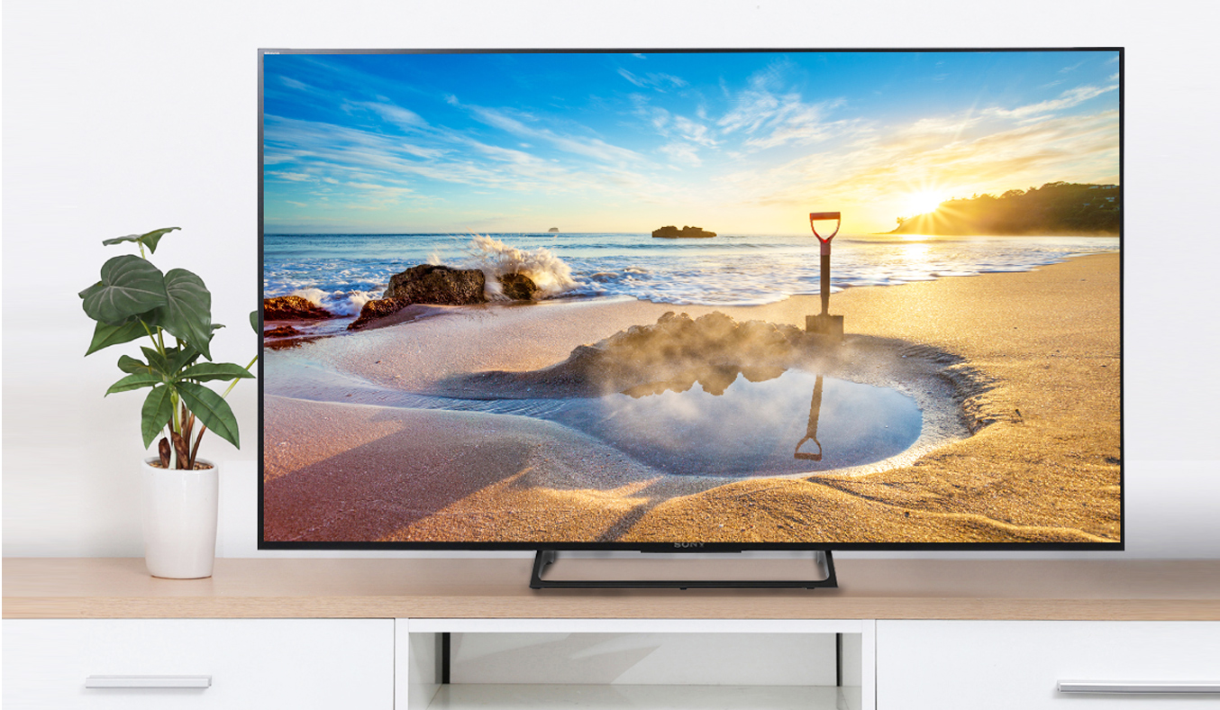 Smart tivi 4K 55 inch Sony KD557000E thiết kế siêu mỏng ấn tượng