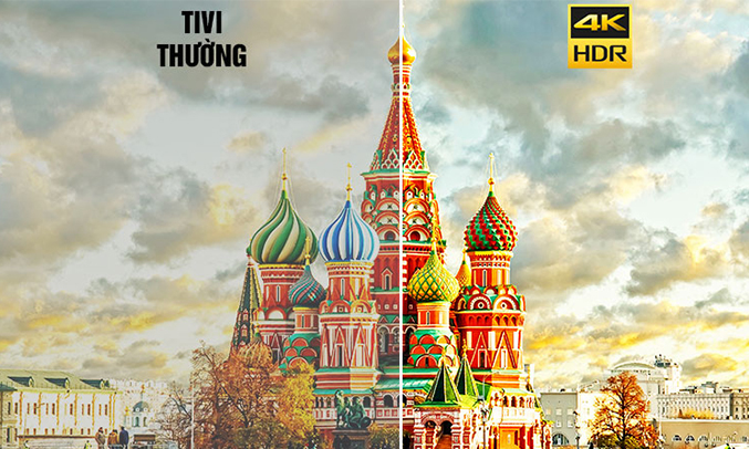 Tivi Sony KD43X7000E VN3 tái hiện độ tương phản hình ảnh hoàn hảo