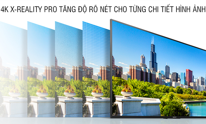 Tivi Sony KD43X7000E VN3 xem các pha chuyển động nhanh đầy lôi cuốn