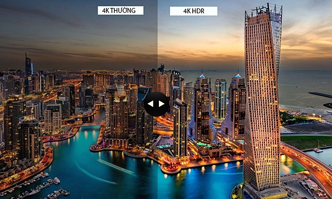 Hình ảnh sắc nét với độ tương phản hoàn hảo