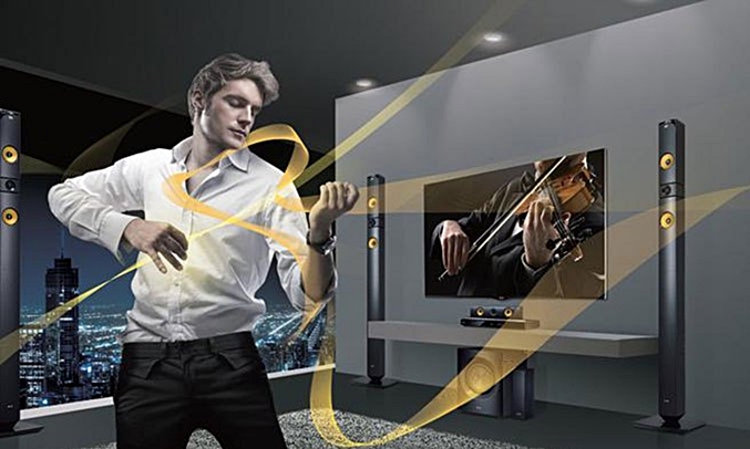 Smart tivi 43inch Sony KD-43X7500E âm thanh sống động thật ấn tượng