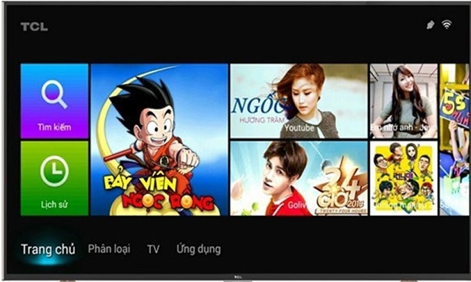 Smart tivi 49 inch TCL L49S62 kết nối Internet