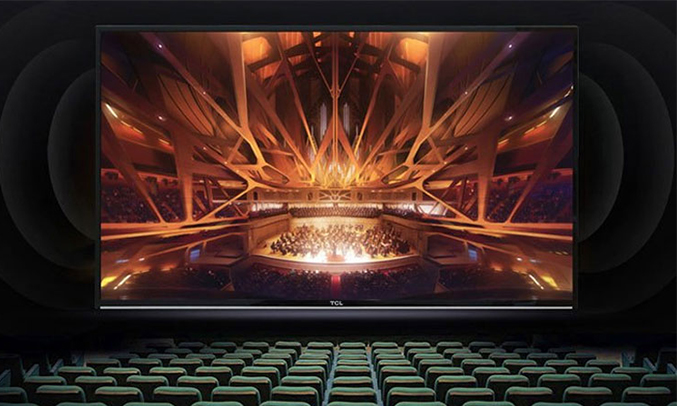 Sản phẩm tivi 55 inch TCL L55S62 khung ảnh chân thưc