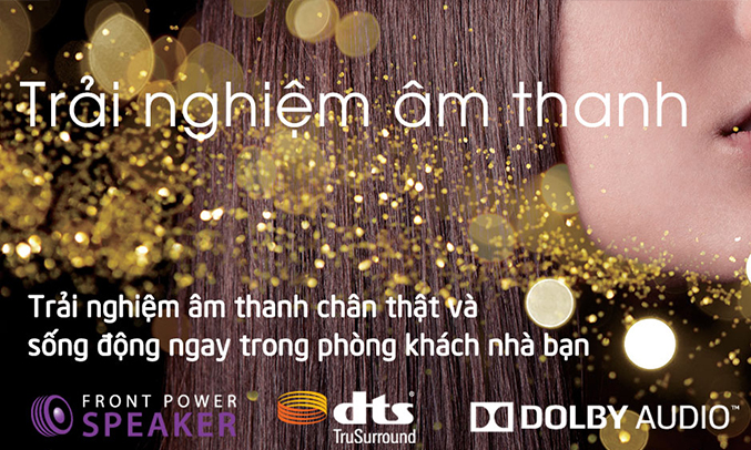 Smart tivi 4K 43inch Toshiba 43U6750VN âm thanh mạnh mẽ