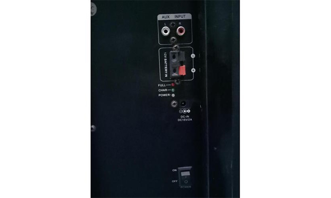 Loa kéo Fenda FD-12 các thiết bị kết nối