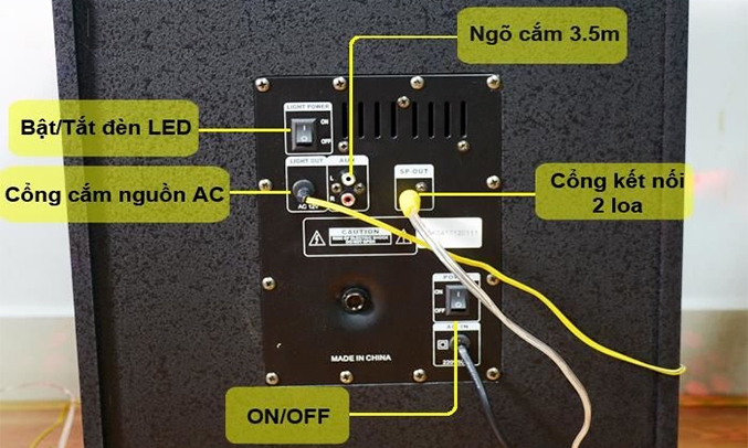 Loa kéo Microtek MTK-04 các thiết bị kết nối