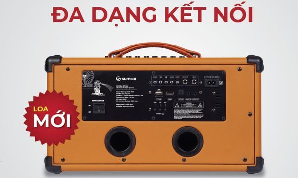 Loa karaoke xách tay Sumico BT-S52 - Kết nối đa dạng
