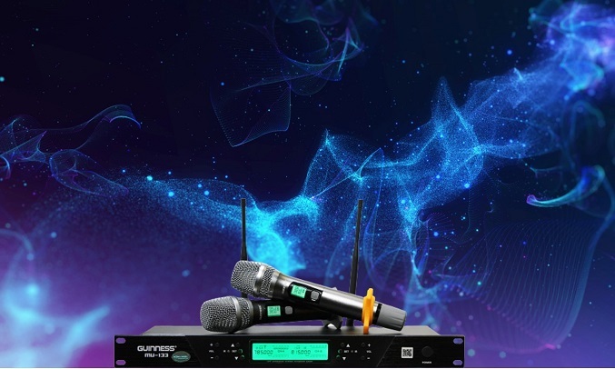 Micro không dây Guinness MU-133 - Đáp ứng 32 tần số 