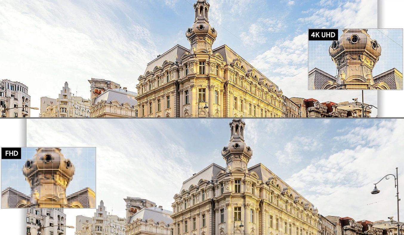 Smart Tivi Samsung 4K 58 inch UA58TU7000KXXV độ phân giải 4K UHD