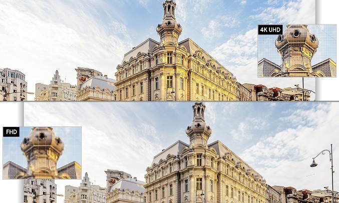 Tivi Samsung 4k màn hình 70 inch rộng lớn