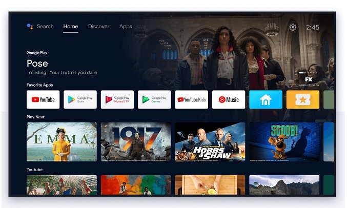 Android Tivi TCL 4K 50 inch 50P725 - Hệ điều hành