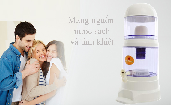 Bình lọc nước Ali.Bao dung tích lớn 15 lít