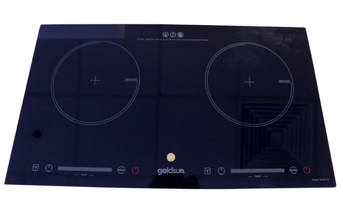Bếp điện từ đôi Goldsun IH-GYL27 bảng điều khiển cảm ứng