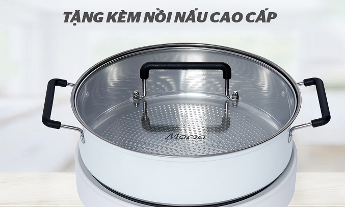 Bếp điện từ Sunhouse MAMA SHD6872 - Kèm nồi lẩu inox