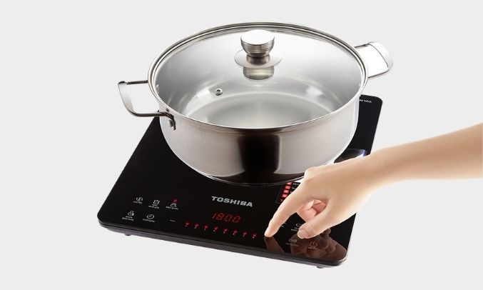 Bếp điện từ Toshiba IC-20S3PV - Điều khiển cảm ứng trực tiếp