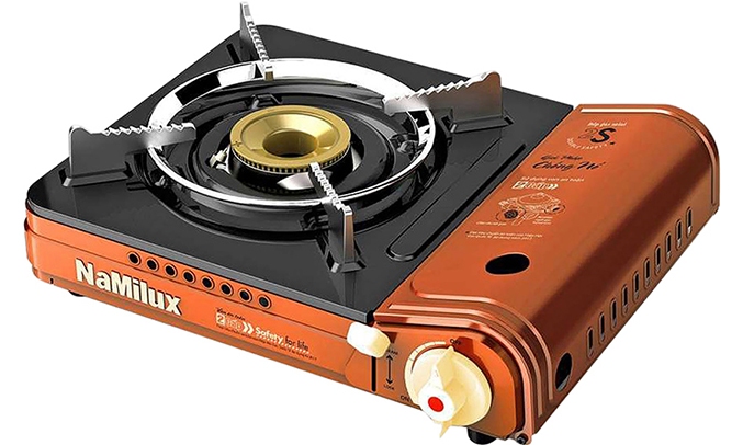 Bếp gas Mini Namilux 2s-Pro NH-054PF thông gió 4 mặt