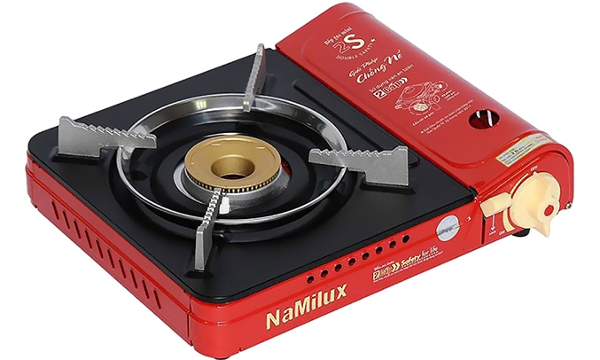 Bếp gas Mini Namilux 2s-Pro NH-054PF đánh lửa nhanh