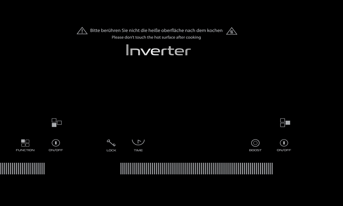 Bếp điện từ hồng ngoại Junger CEJ-300-IIF - Bảng điều khiển 