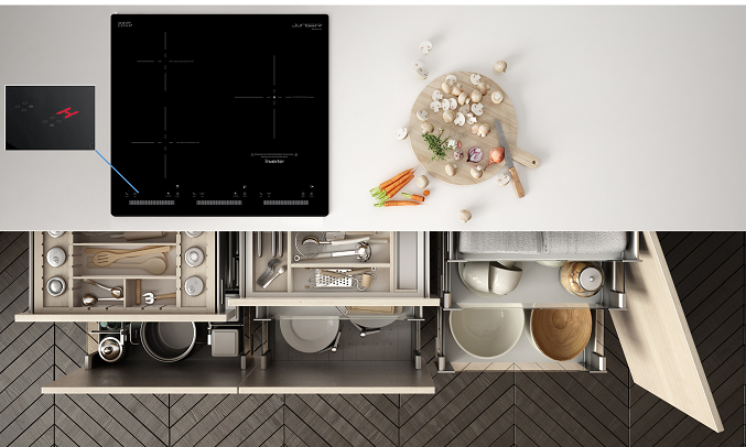 Bếp điện từ hồng ngoại Junger CEJ-300-IIF - Cảnh báo nhiệt dư